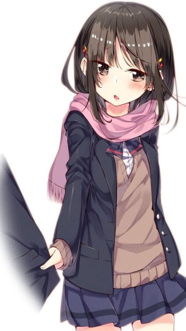 穿着JK制服的少女们！动漫手机壁纸