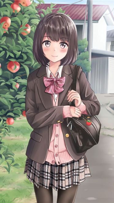 穿着JK制服的少女们！动漫手机壁纸