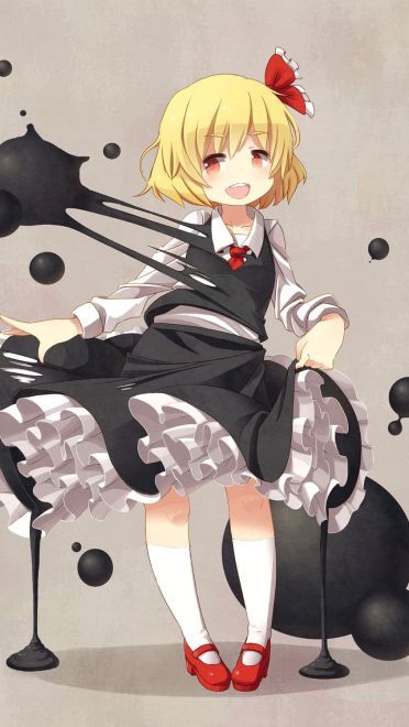 红魔馆中的萝莉吸血鬼芙兰朵露手机壁纸