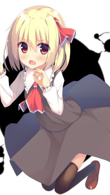 红魔馆中的萝莉吸血鬼芙兰朵露手机壁纸