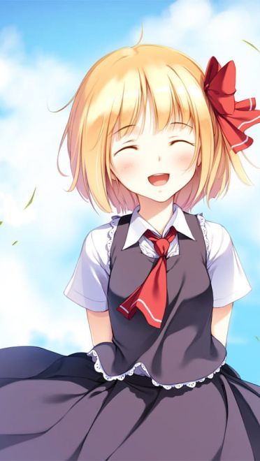 红魔馆中的萝莉吸血鬼芙兰朵露手机壁纸