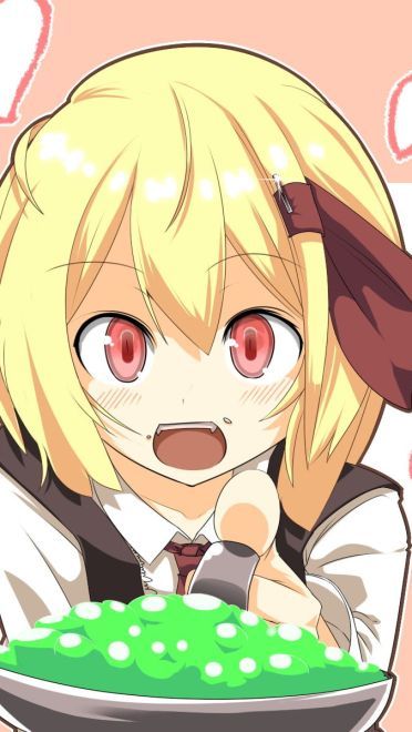 红魔馆中的萝莉吸血鬼芙兰朵露手机壁纸