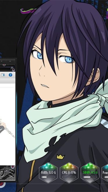 野良神 夜斗 Win10主题