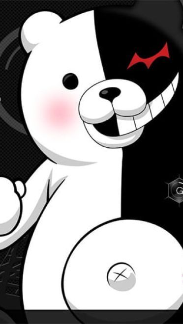 弹丸论破 黑白熊 Win10桌面主题