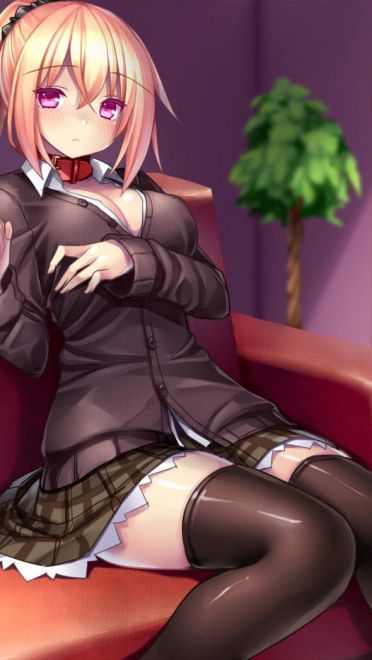 动漫马尾辫少女的高清手机壁纸