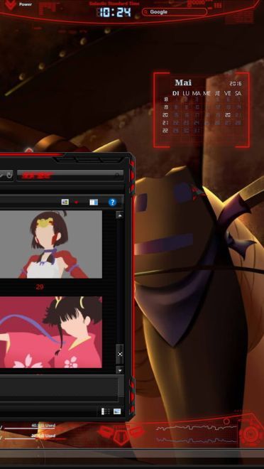 甲铁城的卡巴内瑞 Win10主题