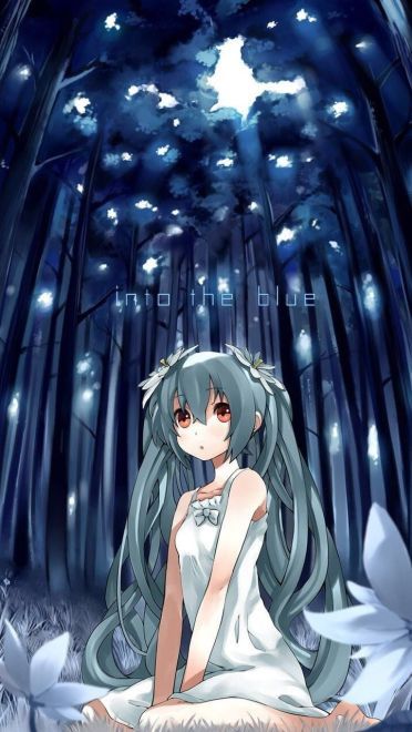 初音跳起时那迷之微笑高清手机壁纸(1)