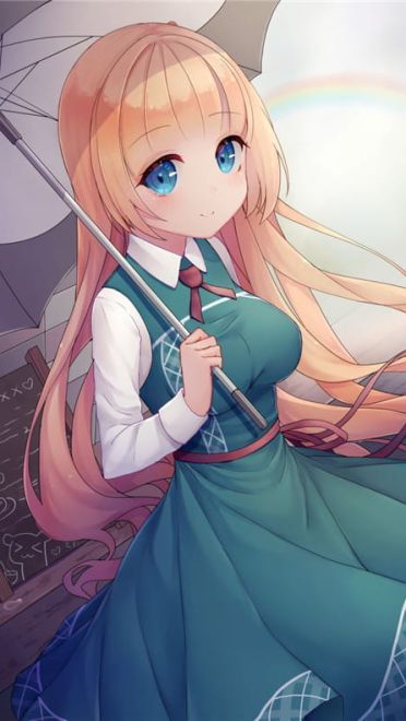 少女为何脸上总是挂着红晕？一套很美的手机壁纸(1)