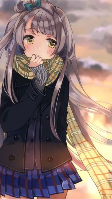 少女为何脸上总是挂着红晕？一套很美的手机壁纸(1)