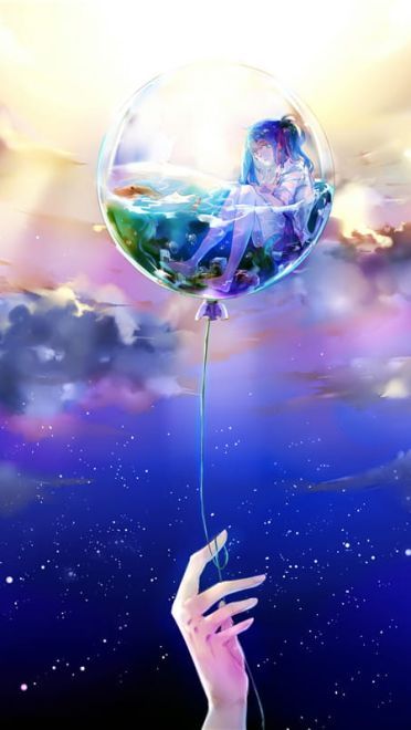 一套超级美的初音手机壁纸