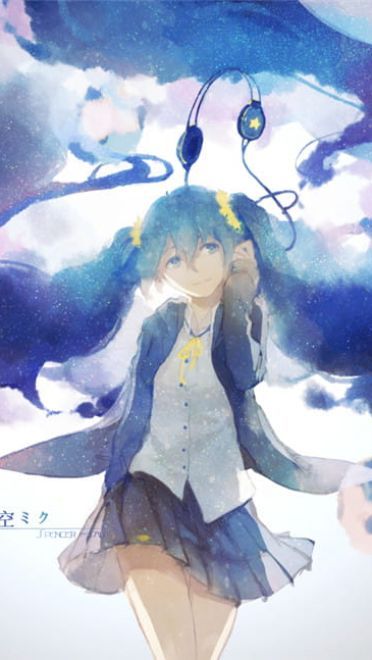 一套超级美的初音手机壁纸