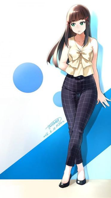 大长腿少女谁不爱？动漫长腿少女手机壁纸(1)