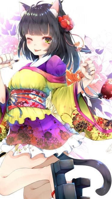 动漫高清猫耳娘手机壁纸
