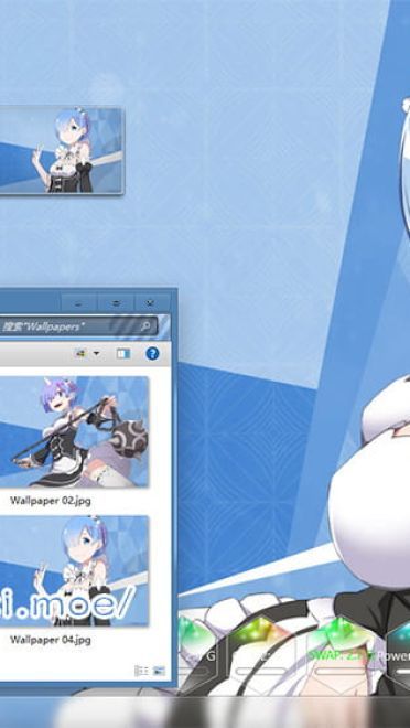 你们的老婆来啦！雷姆Win10 RS1主题