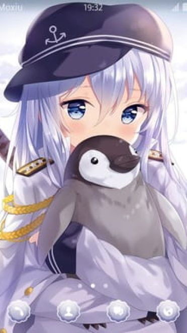 舰娘—驱逐舰响Верный安卓手机主题