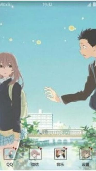 《声之形》手机萌化主题