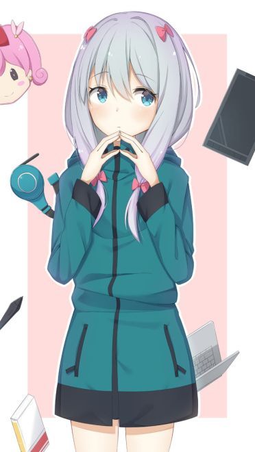 埃罗芒阿老师和泉纱雾 高清动漫手机壁纸(1)