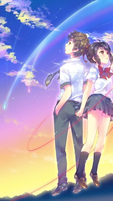 你的名字 三叶&泷 精选手机壁纸(1)