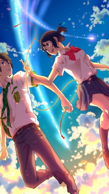 你的名字 三叶&泷 精选手机壁纸(1)