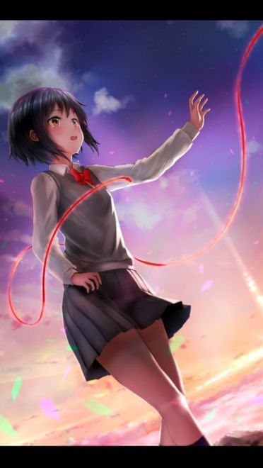 你的名字 三叶&泷 精选手机壁纸(1)