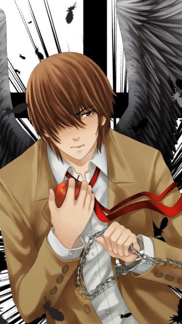 死亡笔记 夜神月&L精选手机壁纸