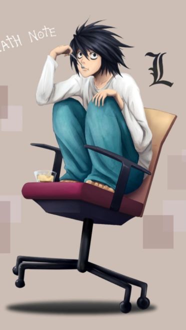 死亡笔记 夜神月&L精选手机壁纸