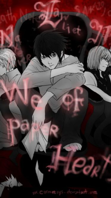 死亡笔记 夜神月&L精选手机壁纸