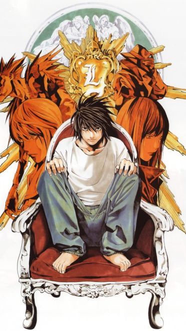 死亡笔记 夜神月&L精选手机壁纸