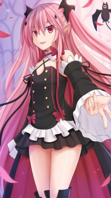 终结的炽天使 克鲁鲁·采佩西 精美手机壁纸