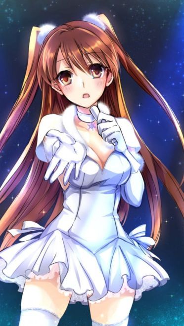 白色相簿 冬马和纱&小木曾雪菜 精美手机壁纸