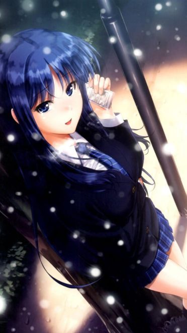 白色相簿 冬马和纱&小木曾雪菜 精美手机壁纸