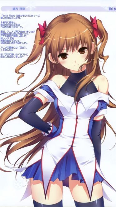 白色相簿 冬马和纱&小木曾雪菜 精美手机壁纸