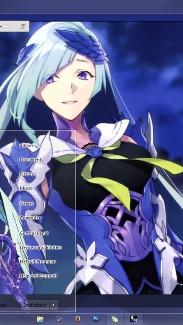 Fate/GO Lancer 布伦希尔德 萌化Win7电脑主题