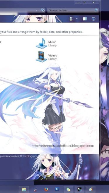 Fate/GO Lancer 布伦希尔德 萌化Win7电脑主题