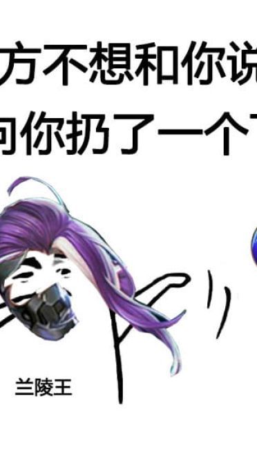 王者荣耀—对方不想跟你说话 表情包