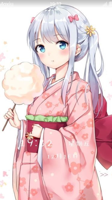 埃罗芒阿老师 和泉纱雾·和服 安卓手机主题