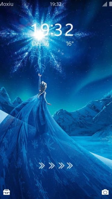 冰雪奇缘 艾莎 安卓手机主题