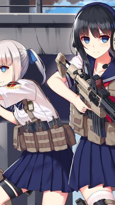 枪械与少女 P站精选电脑壁纸合集
