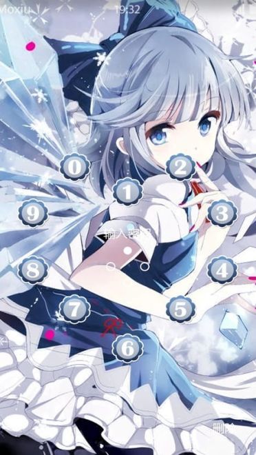 东方project 琪露诺 安卓手机主题