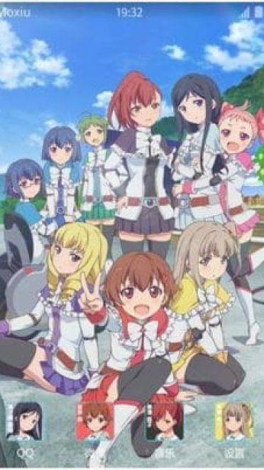 《动作女英雄 水果拉拉队》安卓萌化主题