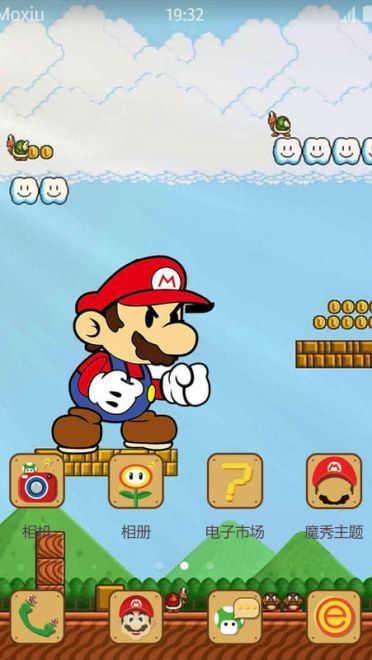 超级马里奥 安卓手机主题下载