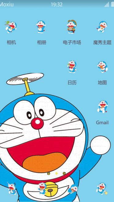 机器猫 哆啦A梦 安卓手机主题下载
