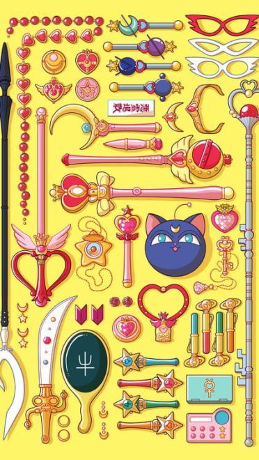 月棱镜威力变身！美少女战士手机壁纸下载(1)