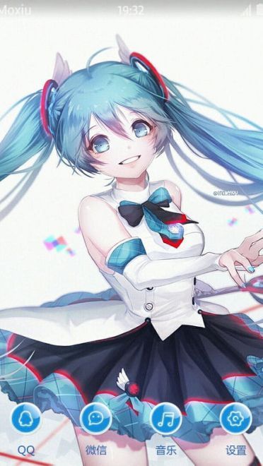 可爱的公主殿下 初音miku 安卓手机主题下载
