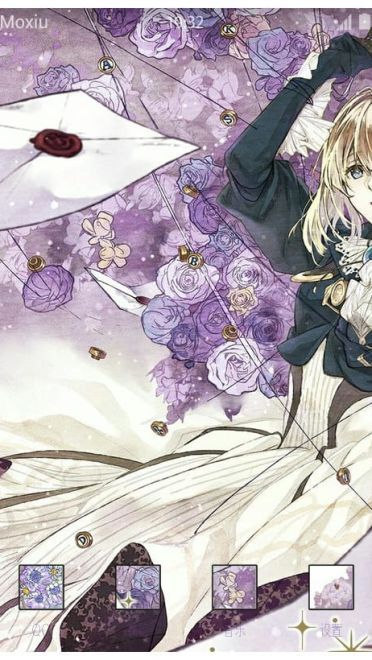 《紫罗兰永恒花园》安卓萌化主题