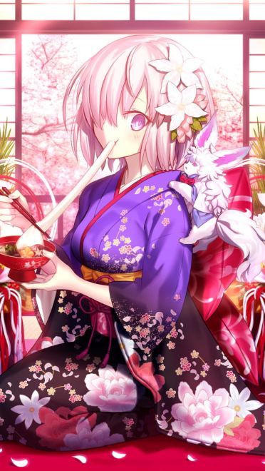 Fate/Grand Order 盾娘玛修 动漫手机壁纸下载(1)