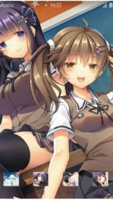 《三色绘恋》萌化安卓主题