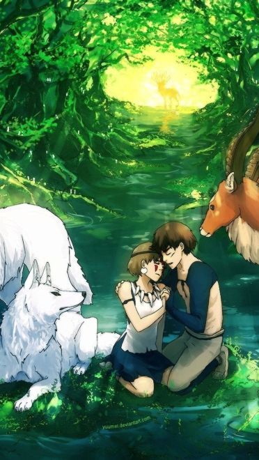 《幽灵公主》萌化手机主题