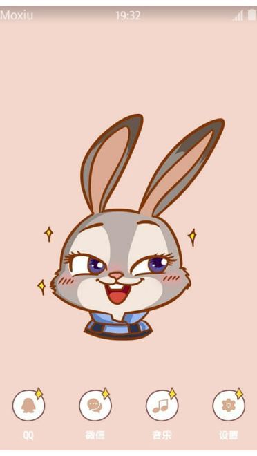 《疯狂动物城》朱迪警官萌化手机主题