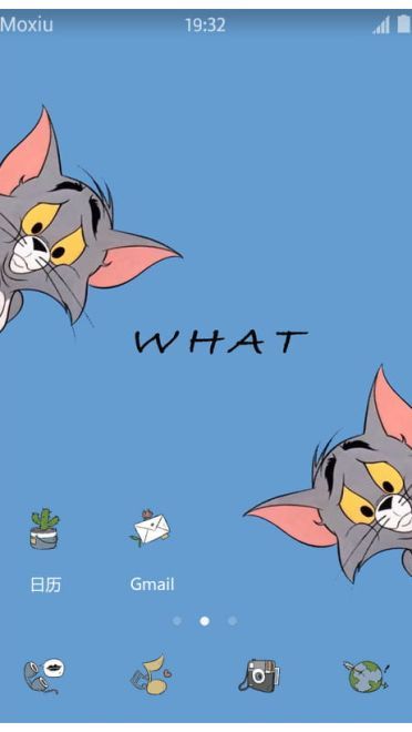 童年回忆《猫和老鼠》汤姆萌化手机主题